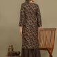 Women Brown Viscose Rayon Kurta Sharara Set