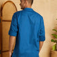 Men's 100% Cotton Solid Short Length Casual Kurta