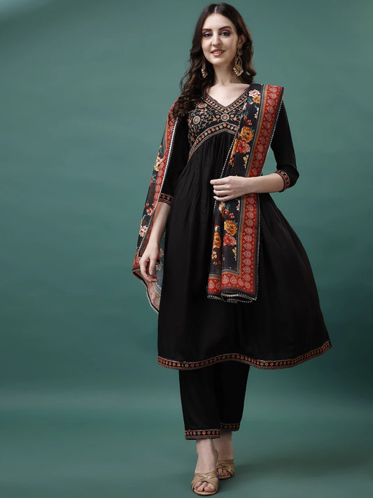 Alia Cut Kurta, Pant & Dupatta Set