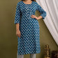 Women Pure Cotton Kurta Pant Dupatta Set