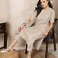 Women Striped Regular Kurta with Trousers