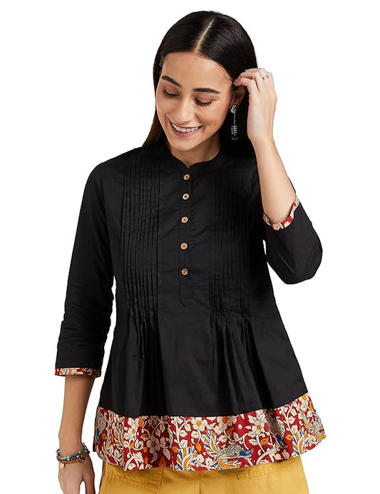 Black Short Kurtis for Women