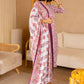 Floral Printed Kurta With Trousers & Dupatta