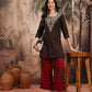 Yoke Design Cotton Kurta with Trousers - Amy's Cart