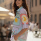 The Lifestyle Co Printed Shirt Collar Shirt Style Tops
