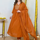 Women Rayon Kurta Pant Dupatta Set