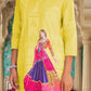 Women Ethnic Motifs Printed Regular Kurta with Palazzos - Amy's Cart