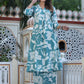 Women Floral Printed Regular Kurta with Trousers