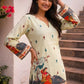 Women Folk Design Print Ethnic Cotton Top