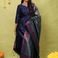 Women Regular Kurta with Trousers & With Dupatta