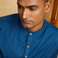 Men's 100% Cotton Solid Short Length Casual Kurta