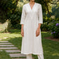 Women Regular Pure Cotton Kurta with Trousers - Amy's Cart