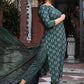 Women Printed Cotton Blend Straight Kurta Pant Dupatta Set - Amy's Cart