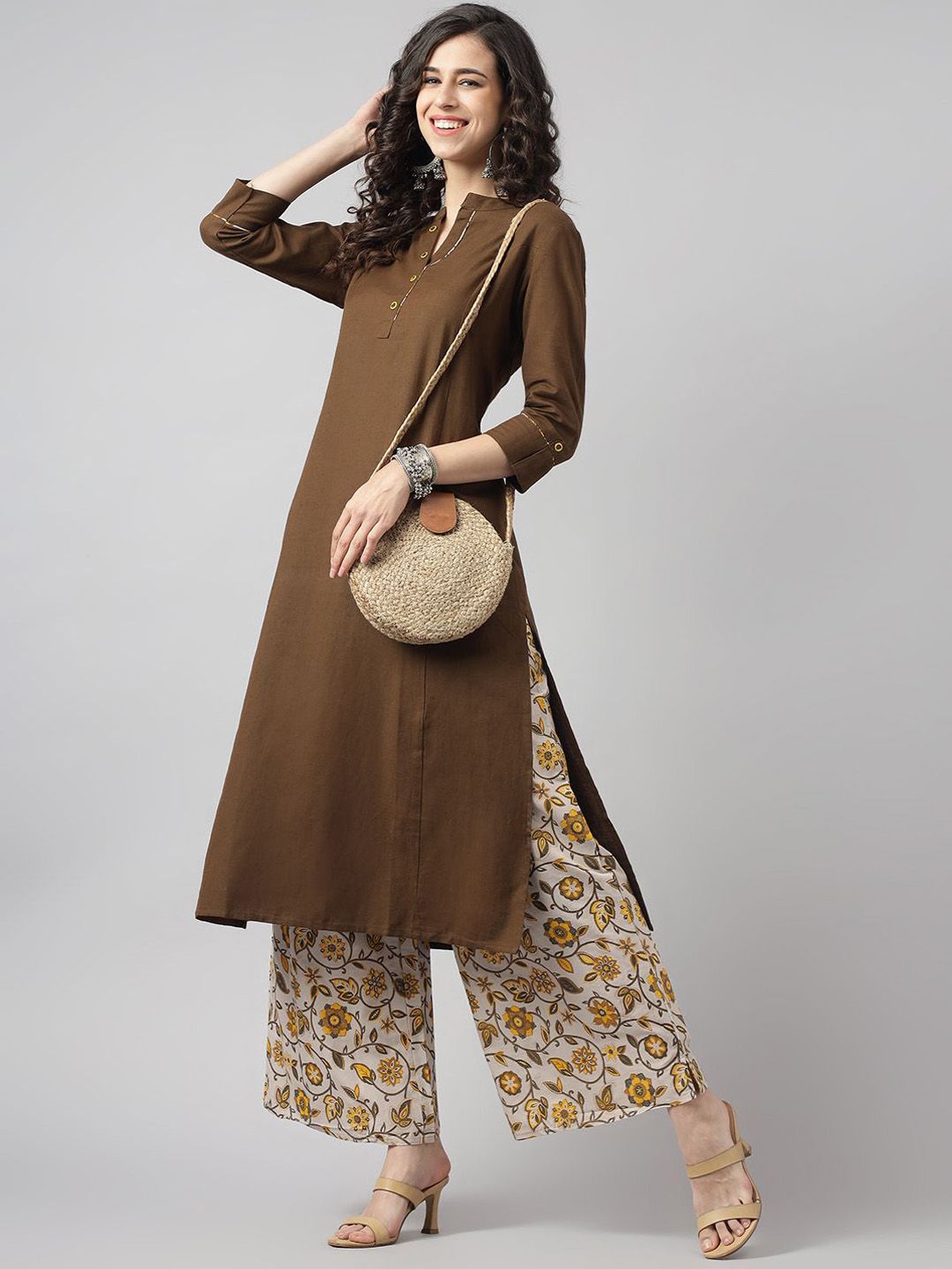 Women Regular Kurta with Palazzos