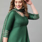 Self Design Gotta Patti Anarkali Kurta With Trousers & Dupatta