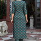Women Printed Cotton Blend Straight Kurta Pant Dupatta Set - Amy's Cart