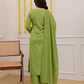 Women Solid Embroidery Kurta and pant set With Dupatta - Amy's Cart