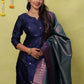 Women Regular Kurta with Trousers & With Dupatta