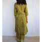 Mehandi Cotton Kurta Palazzo Set