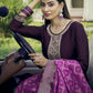 Women Floral Embroidered Pleated Sequinned Kurta with Trousers & With Dupatta