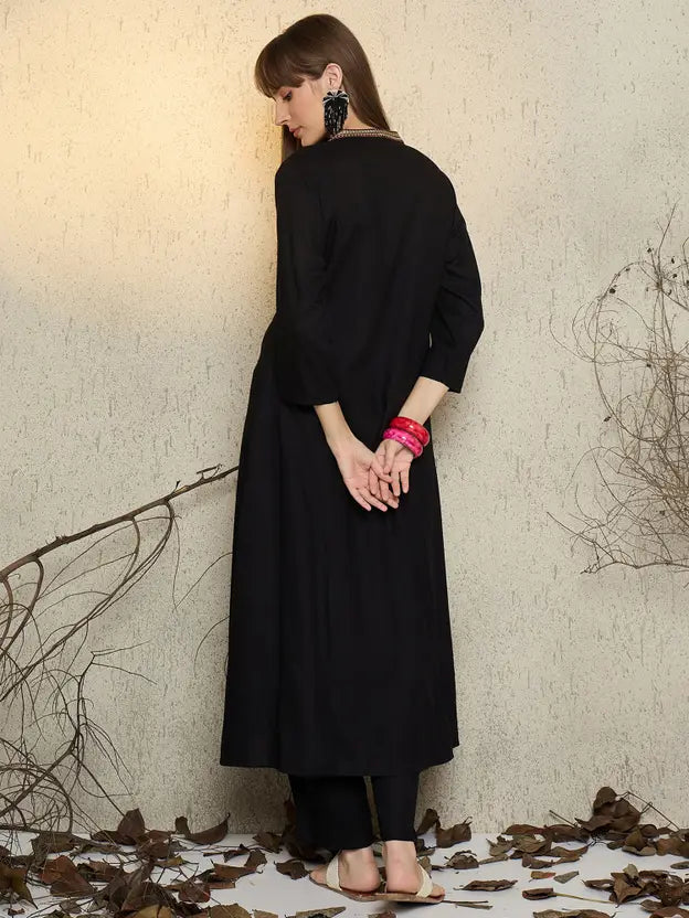 Women Viscose Rayon Kurta Pant Set