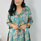 Women Cotton Blend Kurta Pant Set