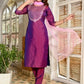 Women Art Silk Kurta Pant Dupatta Set