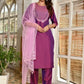 Women Art Silk Kurta Pant Dupatta Set