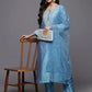 Embroidered Kurta, Trouser/Pant & Dupatta Set