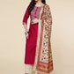 Women Cotton Blend Kurta Palazzo Dupatta Set