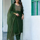 Women Cotton Blend Kurta Pant Dupatta Set