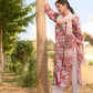 Women Cotton Blend Kurta Pant Dupatta Set