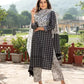 Women Cotton Blend Kurta Pant Dupatta Set