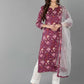 Women Cotton Rayon Kurta Pant Dupatta Set