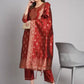 Women Cotton Silk Kurta Pant Dupatta Set