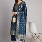 Women Cotton Silk Kurta Pant Dupatta Set