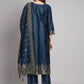 Women Cotton Silk Kurta Pant Dupatta Set