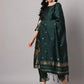 Women Cotton Silk Kurta Pant Dupatta Set