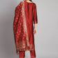 Women Cotton Silk Kurta Pant Dupatta Set