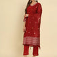 Women Cotton Silk Kurta Pant Dupatta Set