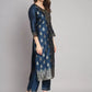 Women Cotton Silk Kurta Pant Dupatta Set