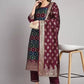 Women Cotton Silk Kurta Pant Dupatta Set