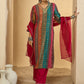 Women Ethnic Motifs Embroidered Thread Work Kurta with Palazzos & With Dupatta