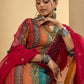 Women Ethnic Motifs Embroidered Thread Work Kurta with Palazzos & With Dupatta