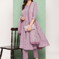 Women Ethnic Motifs Printed Empire Gotta Patti Kurta with Trousers & With Dupatta