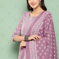 Women Ethnic Motifs Printed Empire Gotta Patti Kurta with Trousers & With Dupatta