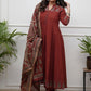 Women Cotton Blend Kurta Palazzo Set