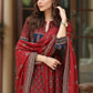 Women Ethnic Motifs Printed Regular Kurta with Trousers & With Dupatta