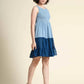 Women Fit and Flare Blue Dress