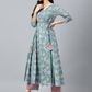 Women Floral Printed Gotta Patti Pure Cotton Kurta with Palazzos & Dupatta